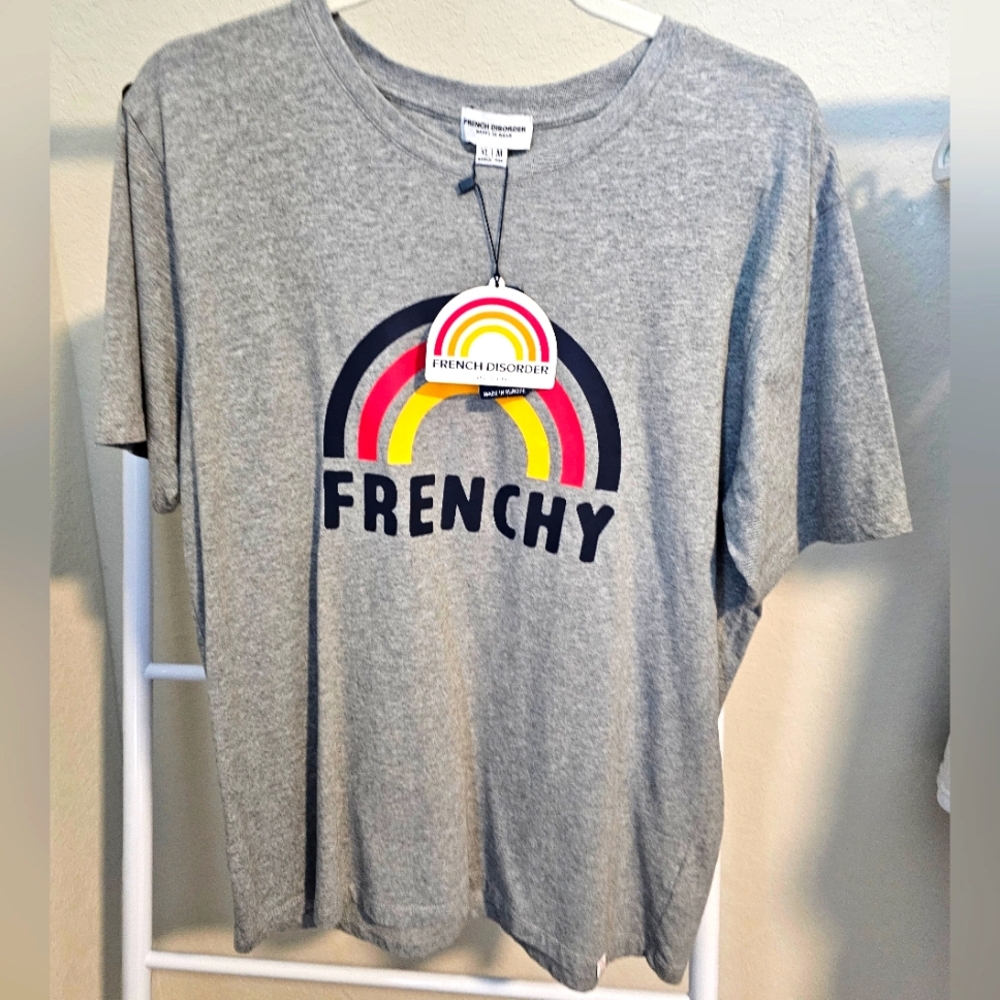 French Disorder Frenchy Grey Graphic Shirt